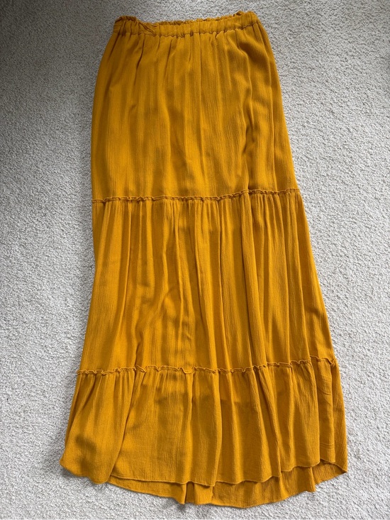 Zara Dresses & Skirts - Zara Mustard Maxi Skirt
